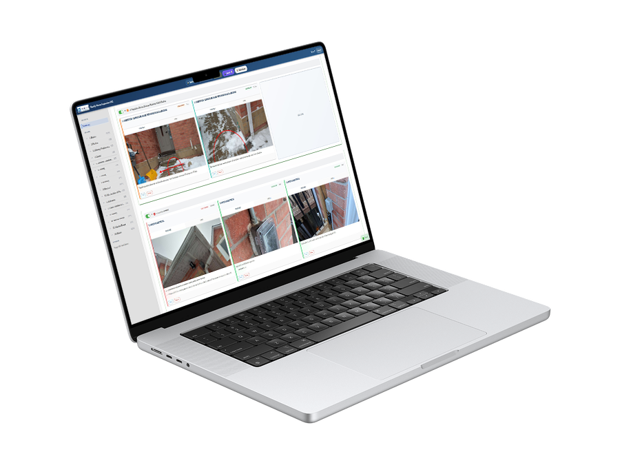 Expert Check report builder on desktop